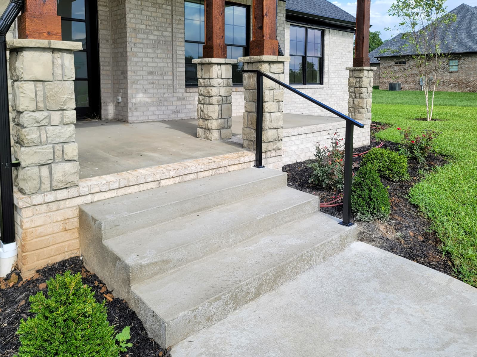 ASB Concrete Stairs Railing photo in railing work, Central Kentucky.