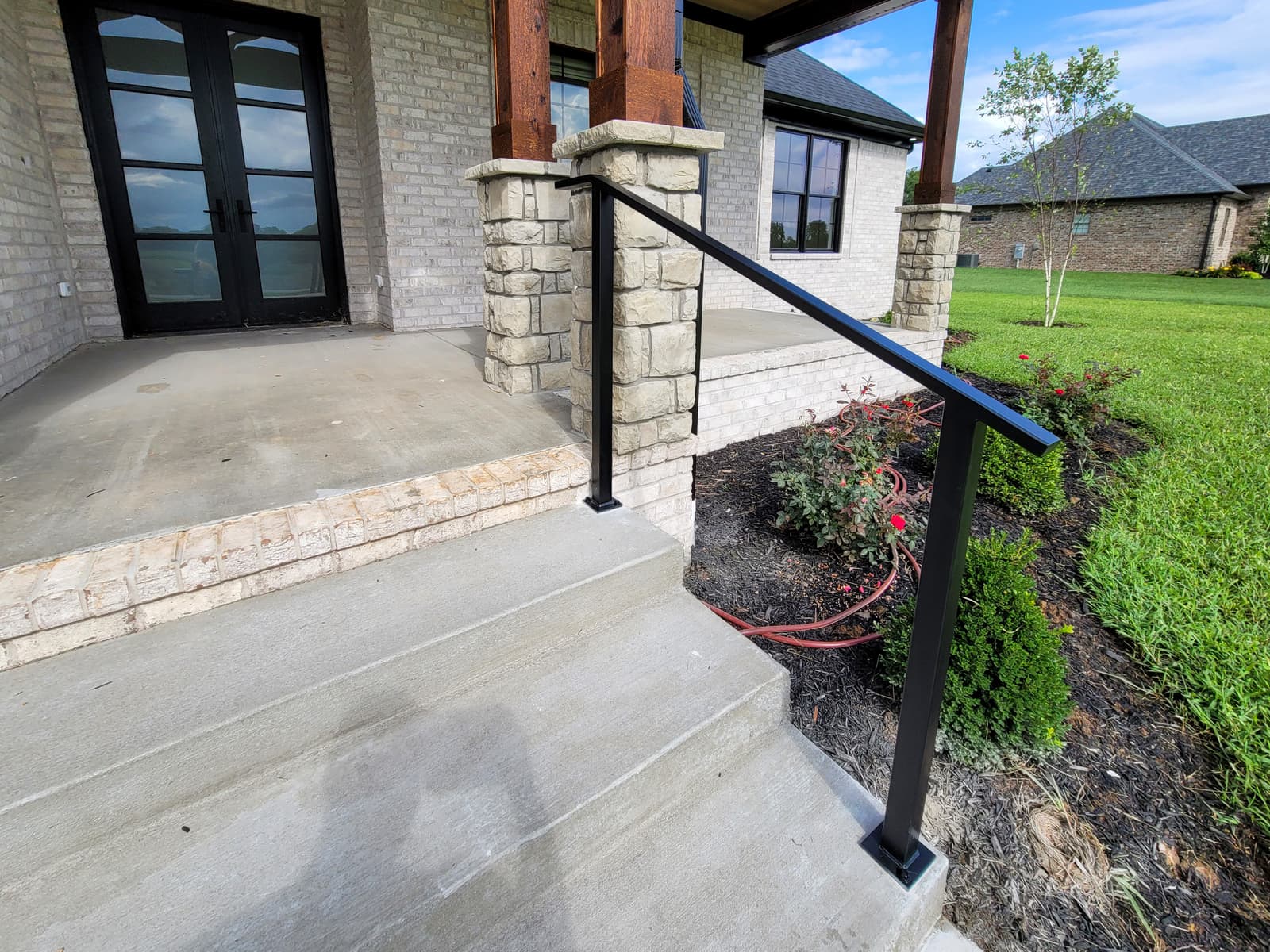 ASB Concrete Stairs Railing photo in railing work, Central Kentucky.