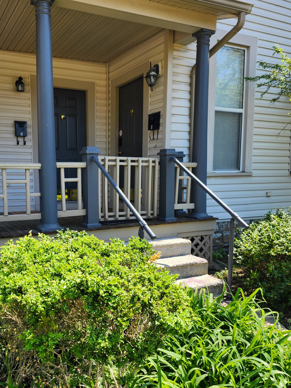 ASB Porch Railing photo in railing work, Central Kentucky.