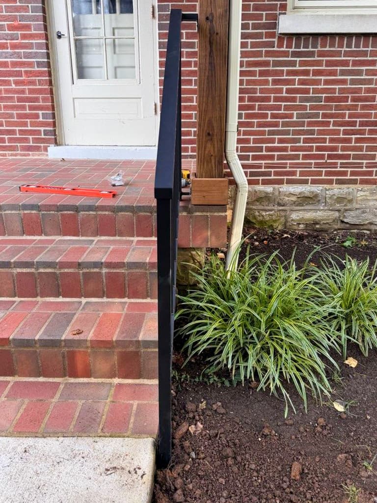 ASB Stair Railing photo in railing work, Central Kentucky.