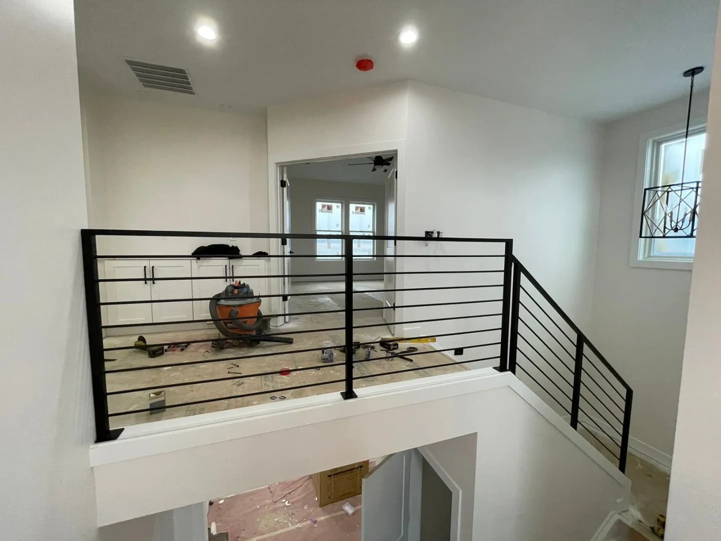 ASB Metal Staircase Railing photo in railing work, Central Kentucky.