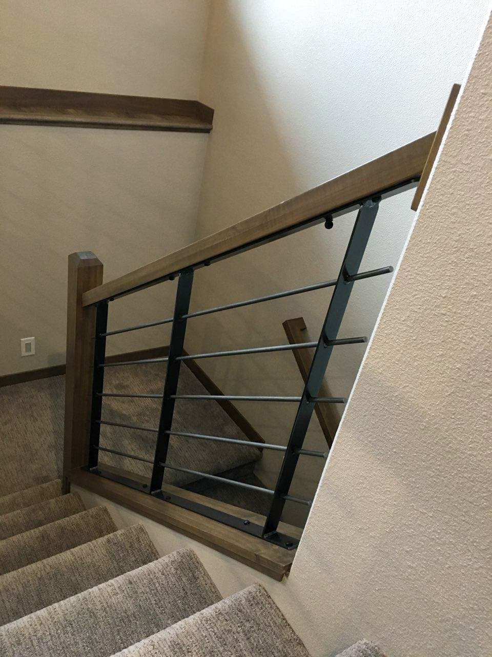 ASB Horizontal Railing photo in railing work, Central Kentucky.
