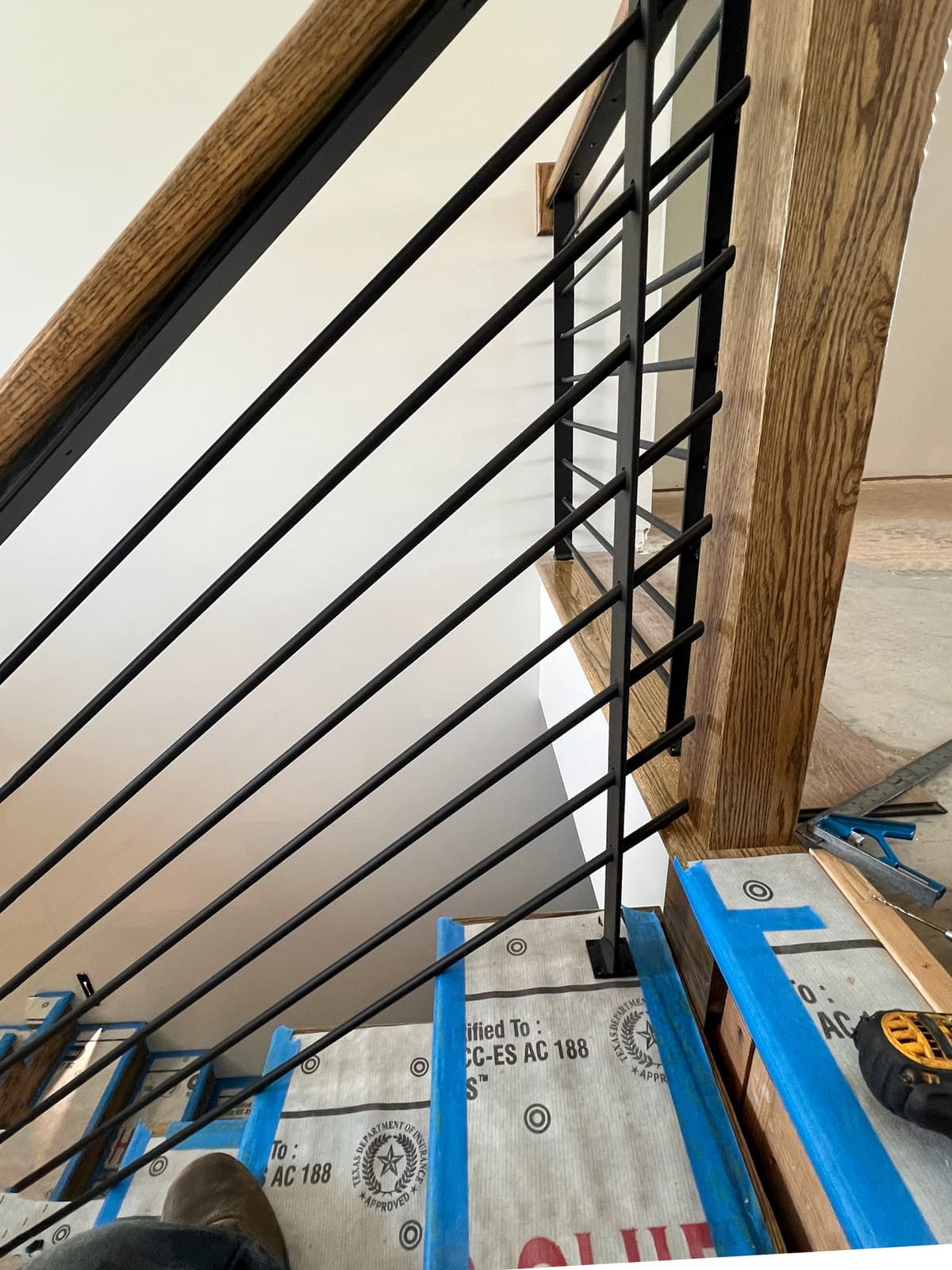 ASB Horizontal Railing photo in railing work, Central Kentucky.