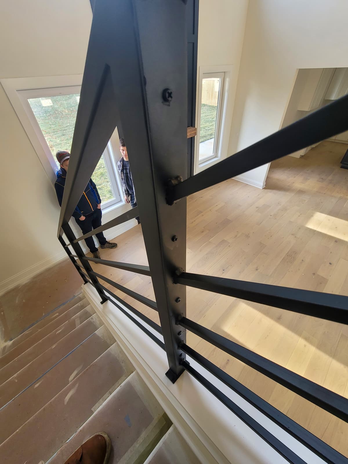ASB Metal Railing Stair photo in railing work, Central Kentucky.