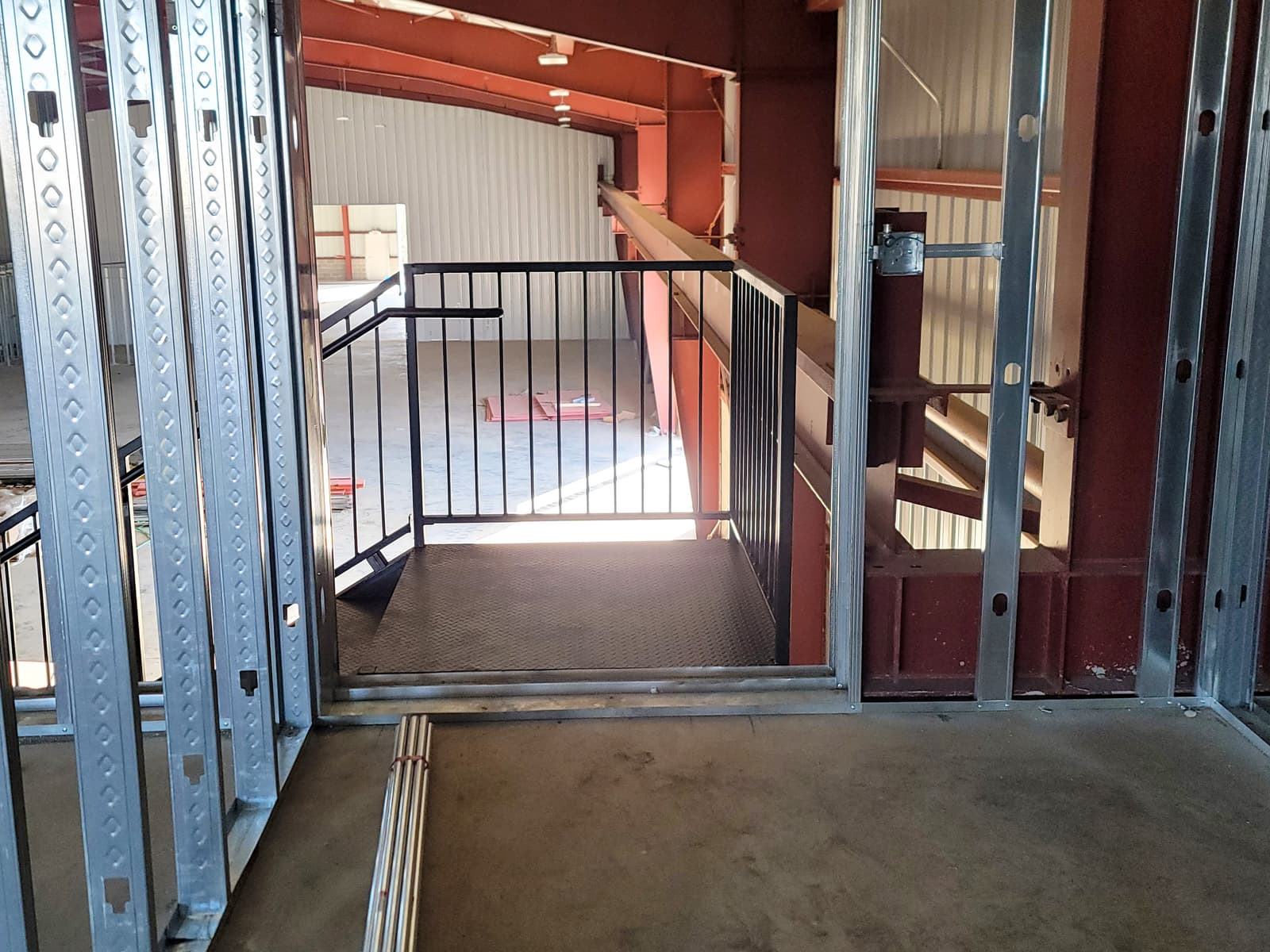 ASB Commercial Metal Staircase Fire Escape Fabrication photo in staircases work, Central Kentucky.