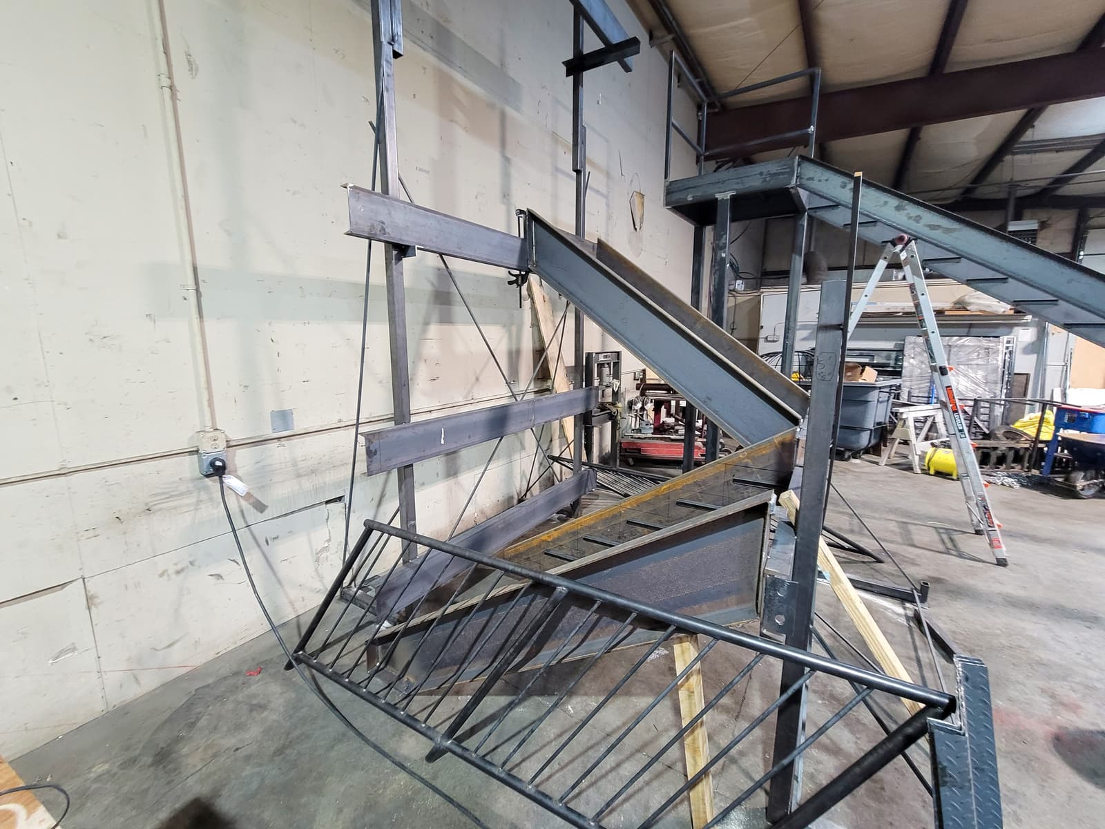 ASB Commercial Metal Staircase Fire Escape Fabrication photo in staircases work, Central Kentucky.