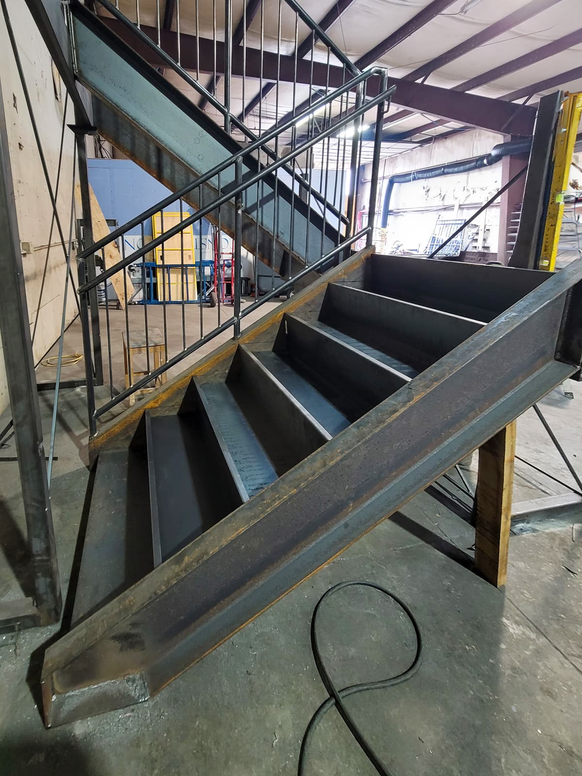 ASB Commercial Metal Staircase Fire Escape Fabrication photo in staircases work, Central Kentucky.