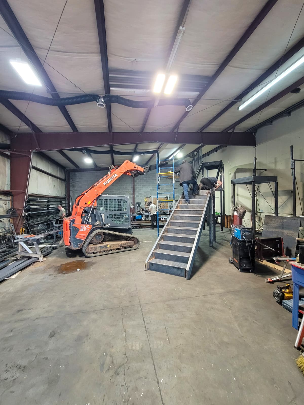 ASB Commercial Metal Staircase Fire Escape Fabrication photo in staircases work, Central Kentucky.