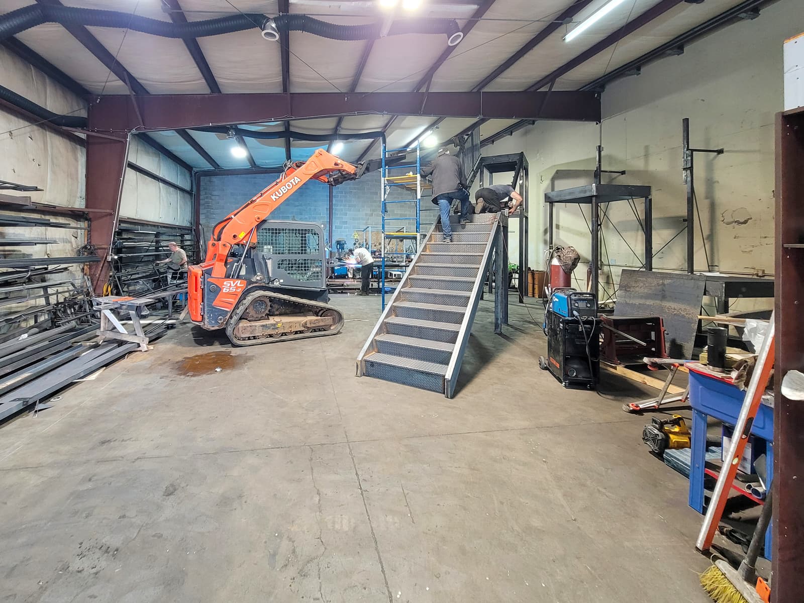 ASB Commercial Metal Staircase Fire Escape Fabrication photo in staircases work, Central Kentucky.