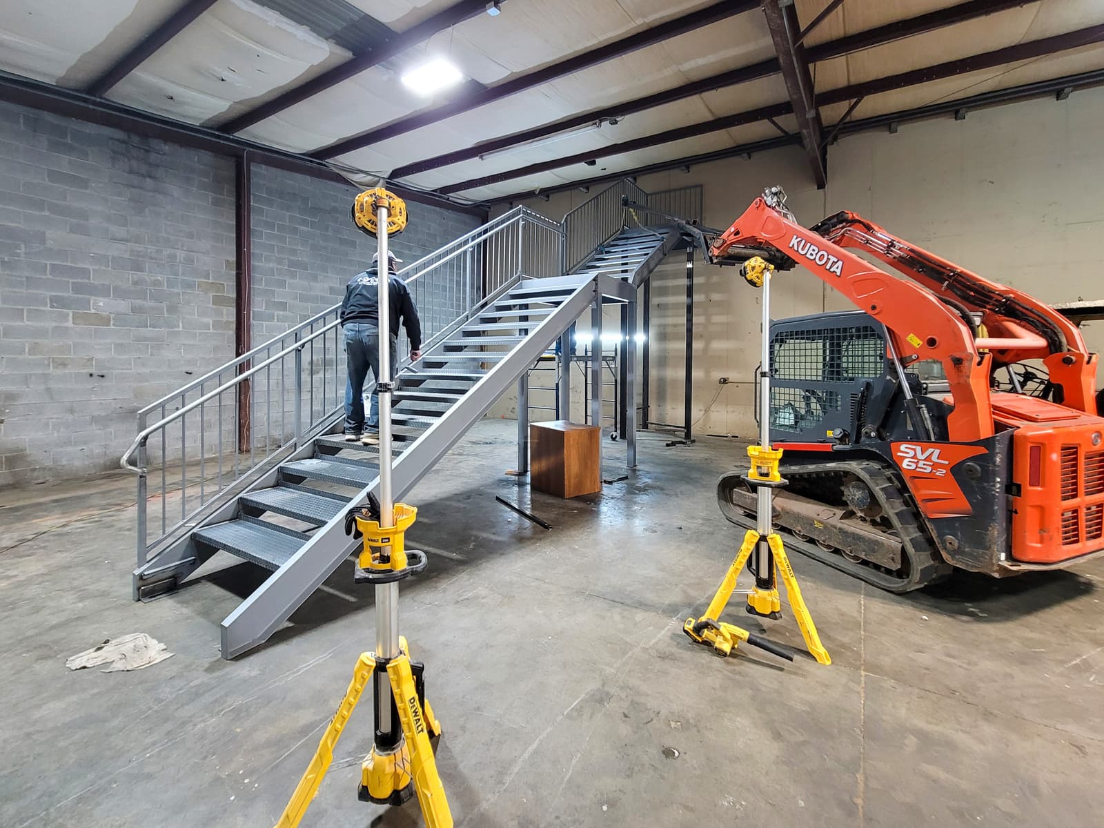 ASB Commercial Metal Staircase Fire Escape Fabrication photo in staircases work, Central Kentucky.
