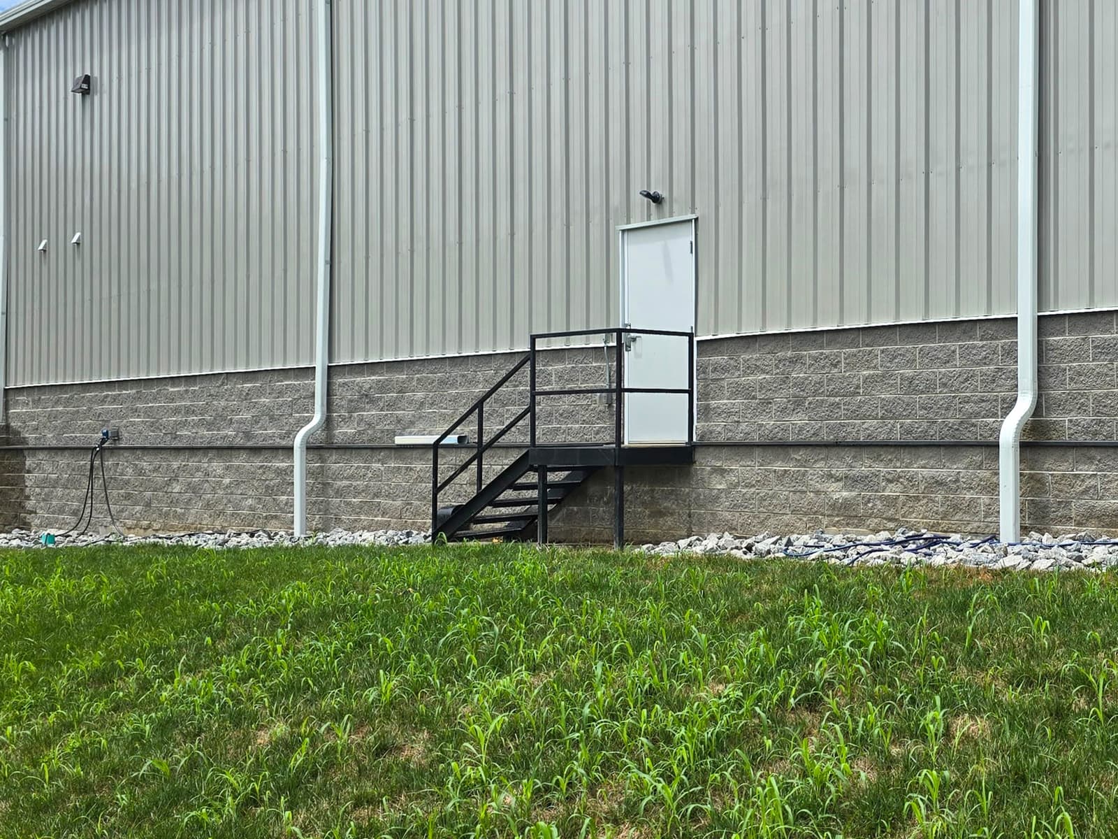ASB Commercial Metal Staircase Fire Escape Fabrication photo in staircases work, Central Kentucky.