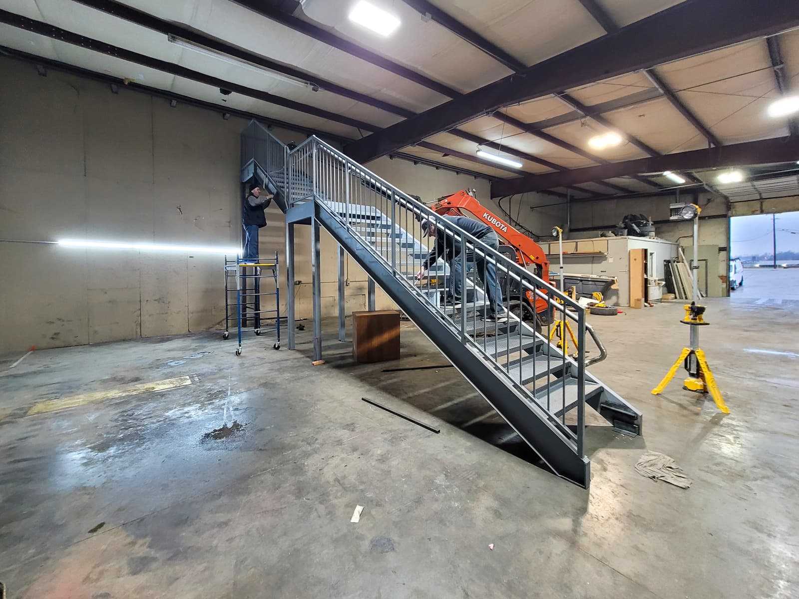 ASB Commercial Metal Staircase Fire Escape Fabrication photo in staircases work, Central Kentucky.