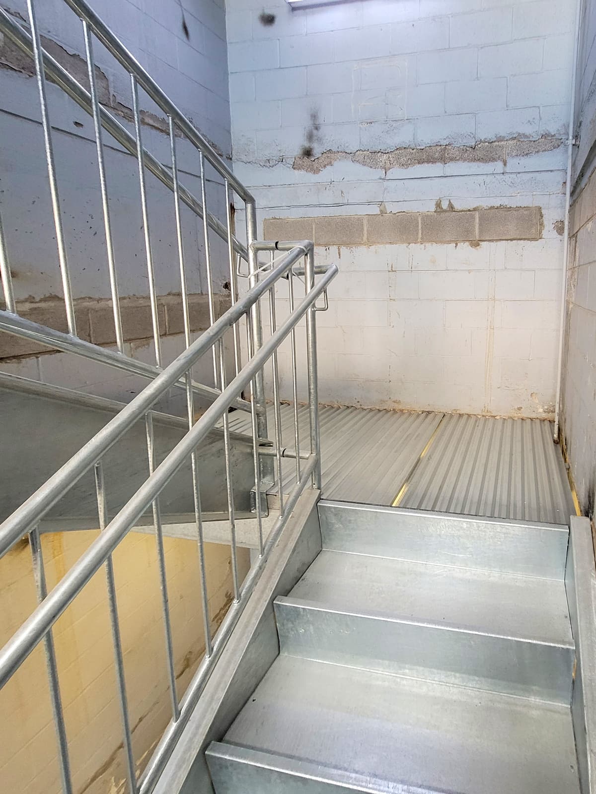 ASB Commercial Metal Staircase Rebuild photo in staircases work, Central Kentucky.