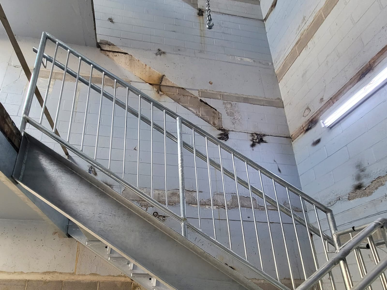 ASB Commercial Metal Staircase Rebuild photo in staircases work, Central Kentucky.