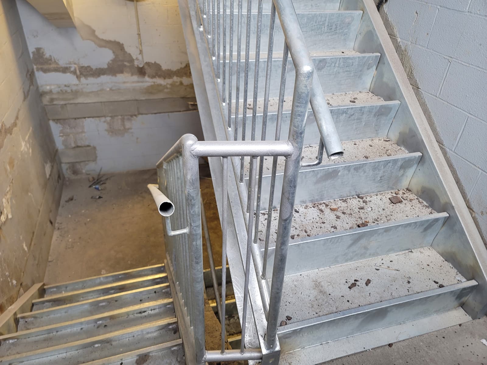 ASB Commercial Metal Staircase Rebuild photo in staircases work, Central Kentucky.