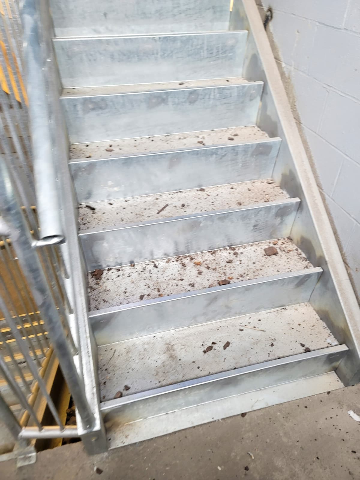 ASB Commercial Metal Staircase Rebuild photo in staircases work, Central Kentucky.
