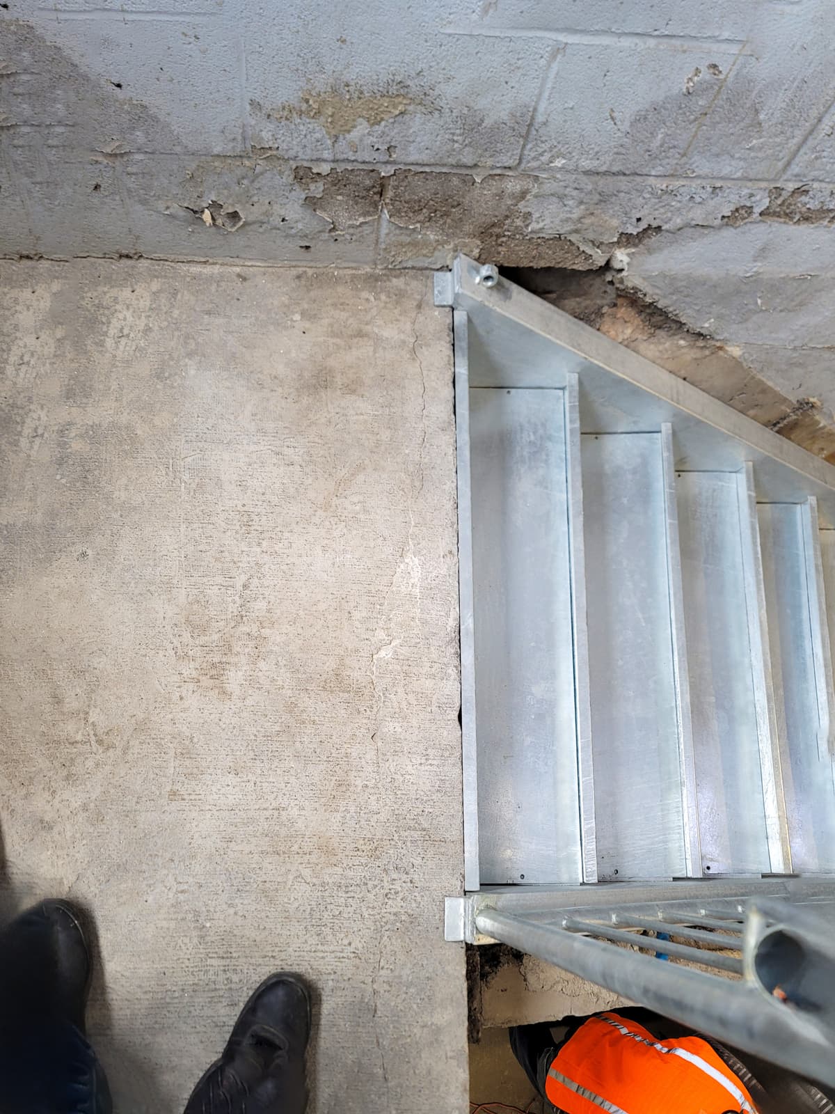 ASB Commercial Metal Staircase Rebuild photo in staircases work, Central Kentucky.