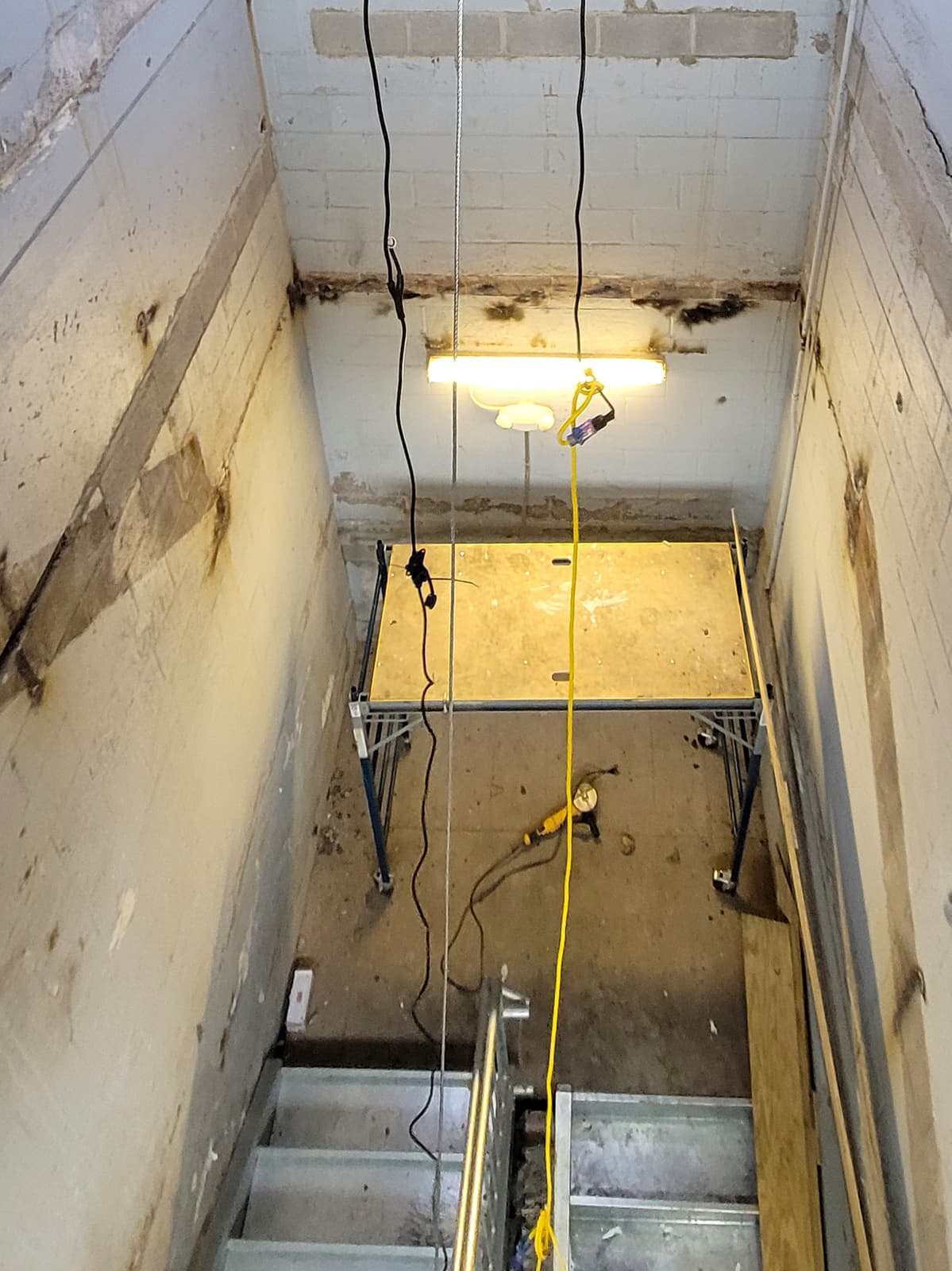 ASB Commercial Metal Staircase Rebuild photo in staircases work, Central Kentucky.