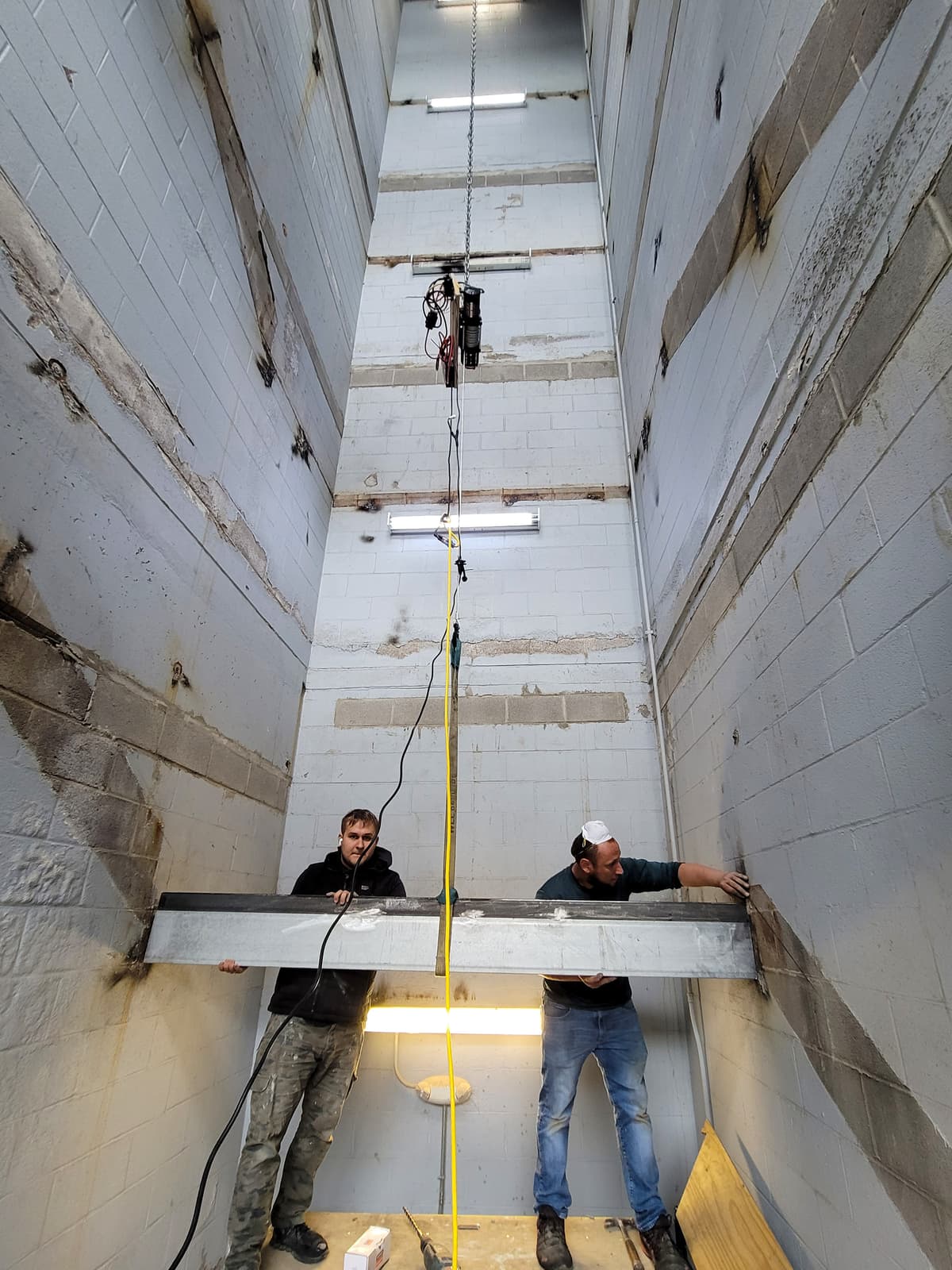 ASB Commercial Metal Staircase Rebuild photo in staircases work, Central Kentucky.